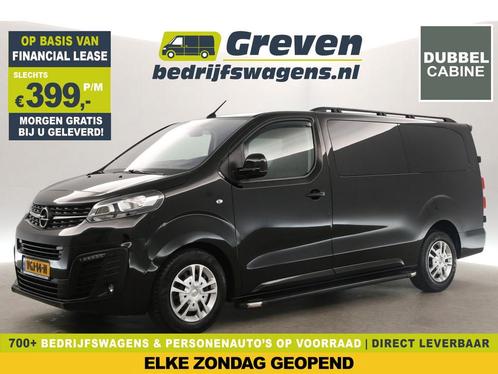 Opel Vivaro 2.0 CDTI L3H1 177PK DC 5 Pers AUT 360Cam €399pm, Auto's, Bestelauto's, Automaat, Diesel, Zwart, Opel, Verzenden