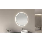 Ronde Spiegel BWS Sifo met LED, Dimbaar 80 cm Mat Zwart, Ophalen of Verzenden, Nieuw, Bad