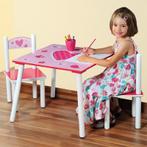 Mdf Kindertafel SET met 2 Stoelen, met HARTEN Motief | FSC