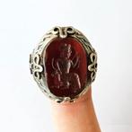 Silk Road, Minor Asian Ottoma agaat Zilveren ring met