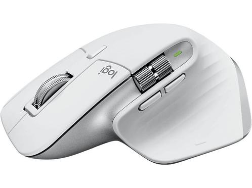 Logitech -  Mx Master 3s Lichtgrijs, Computers en Software, Muizen, Rechtshandig, Ergonomisch, Draadloos, Nieuw, Muis, Verzenden