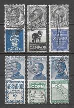 Koninkrijk Italië - Reclamepostzegels, 6 waarden. - Sassone, Gestempeld