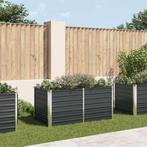 vidaXL Plantenbak verhoogd 160x80x77 cm gegalvaniseerd staal, Tuin en Terras, Bloembakken en Plantenbakken, 100 cm of meer, Verzenden