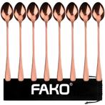 Fako Bijoux® - 8 Lange Lepels - Latte Macchiato - Longdrink, Huis en Inrichting, Keuken | Bestek, Nieuw, Verzenden