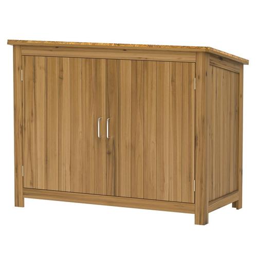 TRUUSK Tuinkast Hout, Weerbestendige Gereedschapsschuur 110x, Tuin en Terras, Bergingen en Tuinkasten, Nieuw, Verzenden