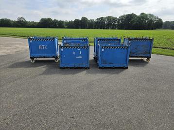 Bodemklepcontainer kiepbak kantelbak heftruck 750 liter beschikbaar voor biedingen