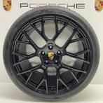 Porsche 992 ORIGINELE 20/21 RS Spyder Unizwart met banden, 21 inch, Banden en Velgen, Gebruikt, Personenwagen