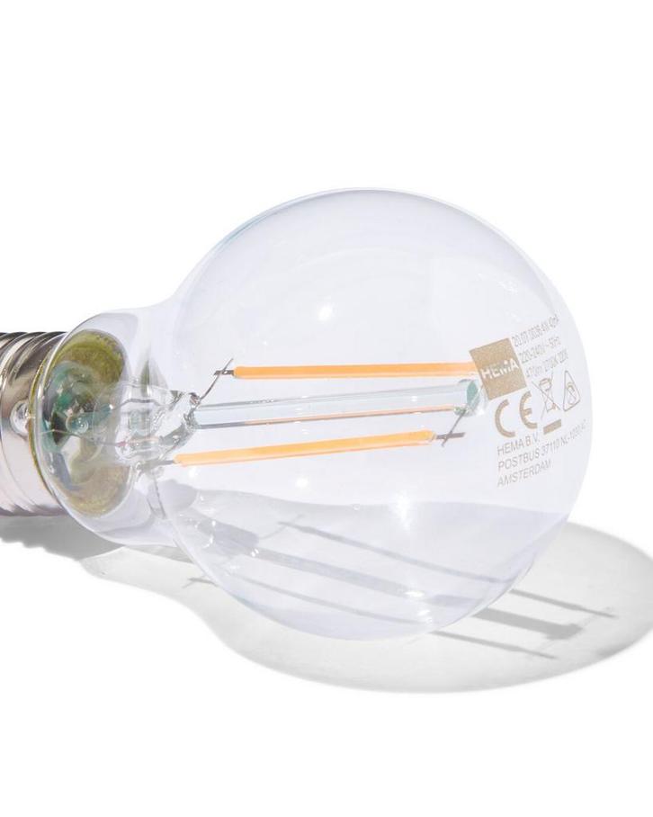 HEMA Led peer clear E27 4W 470lm, Huis en Inrichting, Lampen | Overige, Nieuw, Verzenden