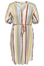 ONLY jurk multi streep CARNEW Maat:, Kleding | Dames, Jurken, Nieuw, Verzenden, Overige kleuren