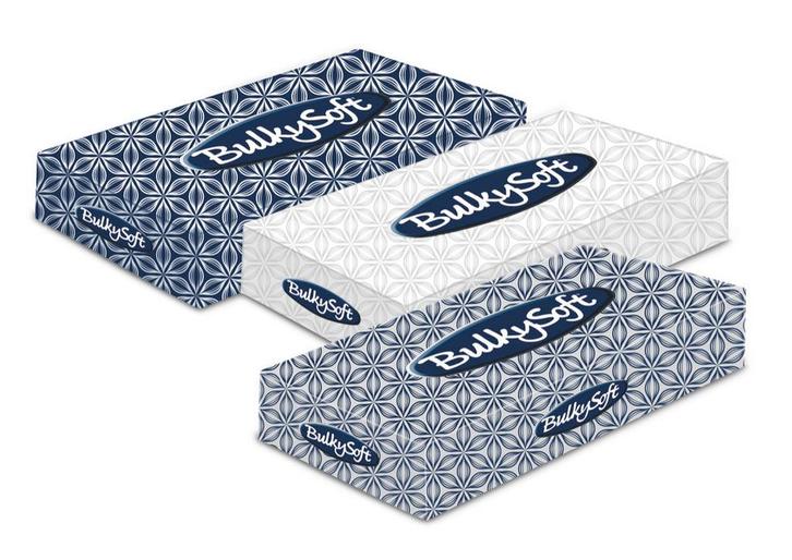 BulkySoft facial tissue box 2-lgs 100 vel (40), Huis en Inrichting, Schoonmaakartikelen, Verzenden