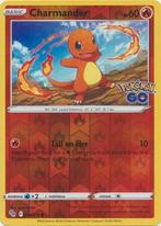 Charmander 008/078 Reverse Holo Pokémon Go, Ophalen of Verzenden, Nieuw, Losse kaart, Foil