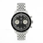 Heuer Autavia Chronograph Beads Of Rice 7763; Vintage h..., Ophalen of Verzenden, Gebruikt, Staal, Overige merken