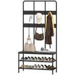 TRUUSK Garderoberek - Kledinghaken - Zitbank - Schoenenrek -, Huis en Inrichting, Kasten | Ladekasten, Verzenden, Nieuw