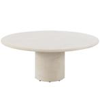 Hampton low dining tuintafel rond mortex beige 160xH69 cm 4, Ophalen of Verzenden, Nieuw