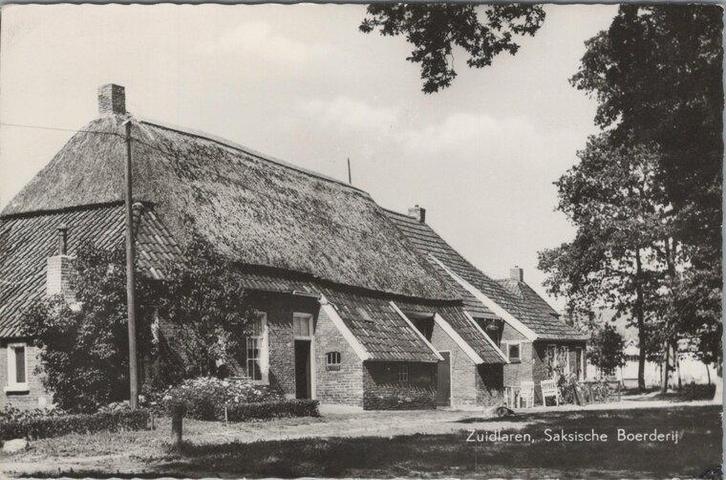 ZUIDLAREN - Saksische Boerderij, Verzamelen, Ansichtkaarten | Nederland, Verzenden
