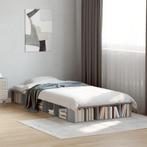 vidaXL Bedframe bewerkt hout grijs sonoma eikenkleurig, Eenpersoons, Verzenden, Nieuw, Grijs