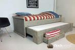 Rockwood® Kinderbed Steigerhout Marijn  black wash, Ophalen of Verzenden, Nieuw