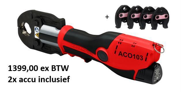 NovoPress ACO103 19kN Aircoleidingen perstang MaxiPro,, Auto-onderdelen, Airco en Verwarming, Nieuw, Ophalen of Verzenden