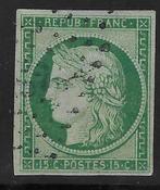 Frankrijk 1850 - Ceres - 15 eetl. donkergroen - Yvert n°2b, Postzegels en Munten, Postzegels | Europa | Frankrijk, Gestempeld