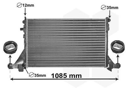 RADIATOR VOOR NISSAN NV400 2010- 2140000Q2B, Auto-onderdelen, Airco en Verwarming, Nieuw, Ophalen of Verzenden