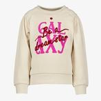 TwoDay meisjes sweater met tekstopdruk beige maat 98/104, Nieuw, Verzenden