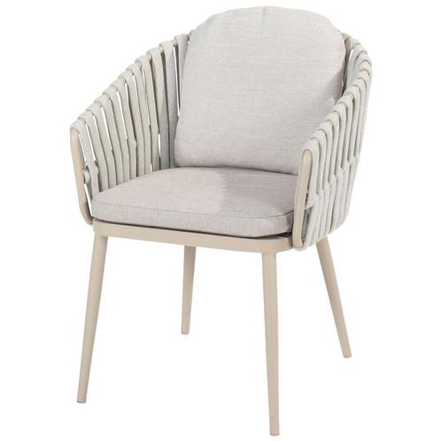 Eva dining tuinstoel latte rope Taste 4SO, Tuin en Terras, Tuinstoelen, Nieuw, Ophalen of Verzenden