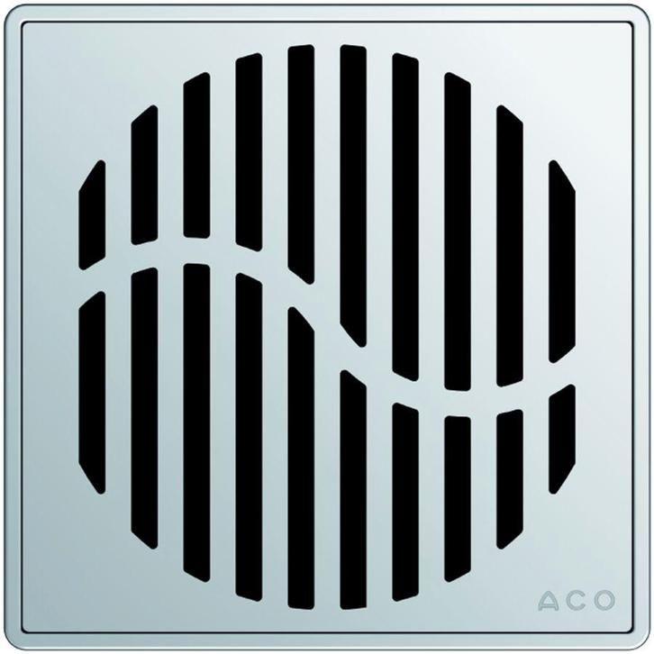 ACO Showerdrain Easyflow designrooster vierkant Wave, Doe-het-zelf en Verbouw, Buizen en Afvoer, Ophalen of Verzenden