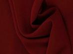 Chiffon stof - Bordeaux rood - Per 15 of 50 meter, 120 cm of meer, Ophalen of Verzenden, Polyester, Rood