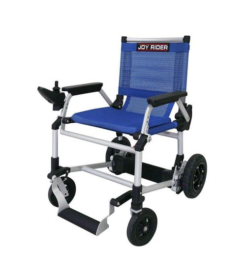 JoyRider - Opvouwbare Elektrische Rolstoel - Blauw, Diversen, Rolstoelen, Nieuw, Ophalen of Verzenden