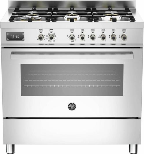 BERTAZZONI PRO906MFESXT Fornuis 90 cm3595.50, Witgoed en Apparatuur, Fornuizen, Vrijstaand, Nieuw, Energieklasse A of zuiniger