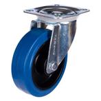 Zwenkwiel heavy 160mm blauw model, Verzenden, Nieuw