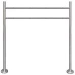 Strakke RVS Brievenbus Standaard | Retourdeal | Modern, Tuin en Terras, Brievenbussen, Ophalen of Verzenden, Nieuw, Rvs, Staande brievenbus