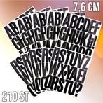 Grote Alfabet Stickers 7.6 cm Hoog – 10 Vellen - 210 Letters, Verzenden, Nieuw