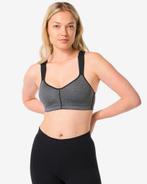HEMA Voorgevormde sportbh medium support grijsmelange, Kleding | Dames, Verzenden