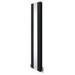 Ovale Spiegelradiator & Kleppen - 1800mm x 380mm - Grijs, Doe-het-zelf en Verbouw, Verwarming en Radiatoren, Verzenden, Nieuw