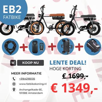 Fatbike kopen? Fatbike EB2 Laagste prijsgarantie | Rijklaar beschikbaar voor biedingen