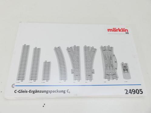 Schaal H0 Märklin 24905 C-Rails uitbreidingsset C5 #6775, Hobby en Vrije tijd, Modeltreinen | H0, Wisselstroom, Analoog, Zo goed als nieuw