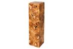 Massieve zuil TRIBAL 110cm bruin naturel teakhout, Huis en Inrichting, Ophalen of Verzenden, Nieuw