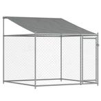 Gegalvaniseerd Hondenhok 2x2m - Tweedekansje - Veilig & D..., Dieren en Toebehoren, Hondenhokken, Hondenkennel, 110 cm of meer