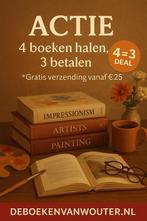 Kunstboeken 4 halen 3 betalen – gratis verzending, Boeken, Ophalen of Verzenden, Zo goed als nieuw