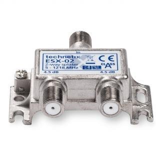 KabelKeur F connector splitter - Technetix, Computers en Software, Pc- en Netwerkkabels, Nieuw, Verzenden