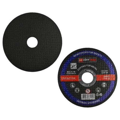 Hofftech Doorslijpschijf metaal - 125 mm - 2.0 mm dik - N..., Doe-het-zelf en Verbouw, Gereedschap | Slijpmachines, Nieuw, Ophalen of Verzenden
