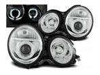 Angel Eyes koplampen Chrome geschikt voor Mercedes W210, Auto-onderdelen, Verlichting, Nieuw, Mercedes-Benz, Verzenden