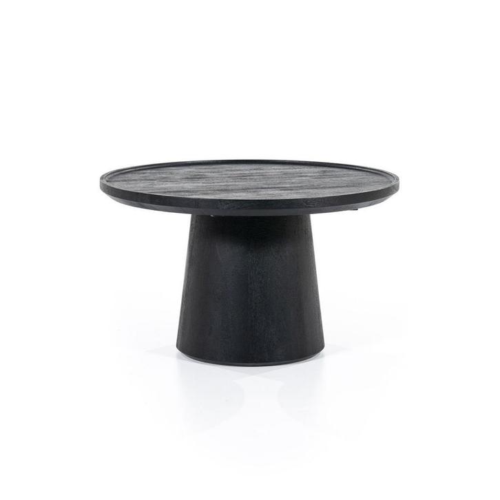 Salontafel Eleonora RON (rond) Ø66cm zwart *NIEUW* 95653, Huis en Inrichting, Tafels | Salontafels, 50 tot 100 cm, Rond, Nieuw