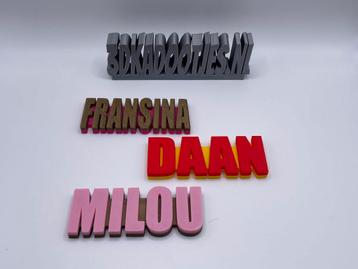 Gepersonaliseerde Naam Magneet – Uniek & Praktisch Cadeau! beschikbaar voor biedingen