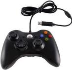 Xbox 360 & PC Controller Wired Zwart (Third Party) (Nieuw), Spelcomputers en Games, Ophalen of Verzenden, Nieuw