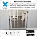 Babydan Premier All-in One Wit 73,5-119 cm | Klemhek 0-6, Ophalen of Verzenden, Zo goed als nieuw