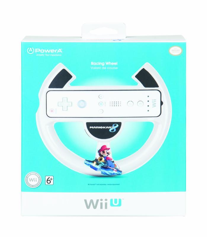 PowerA Mario Kart 8 Racing Wheel (Nintendo Wii U), Spelcomputers en Games, Spelcomputers | Nintendo Wii U, Zo goed als nieuw, Ophalen of Verzenden