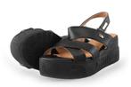 Mustang Sandalen in maat 38 Zwart | 10% extra korting, Verzenden, Zwart, Sandalen of Muiltjes, Zo goed als nieuw