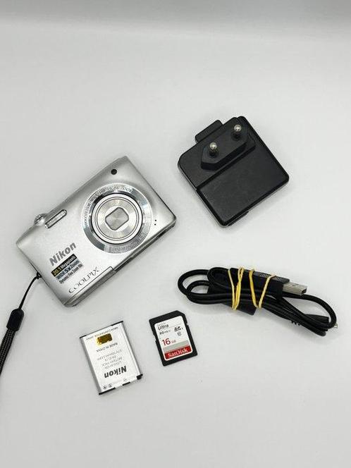 Nikon COOLPIX S2900 – 20,1 MP – Compact ultrafin argent, Audio, Tv en Foto, Fotocamera's Digitaal